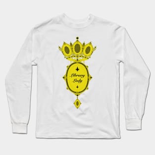 Retro Library Lady Long Sleeve T-Shirt